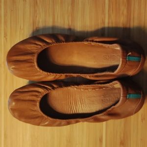 Tieks camel leather ballet flats